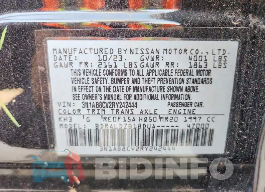 3N1AB8CV2RY242444 Photo# 13