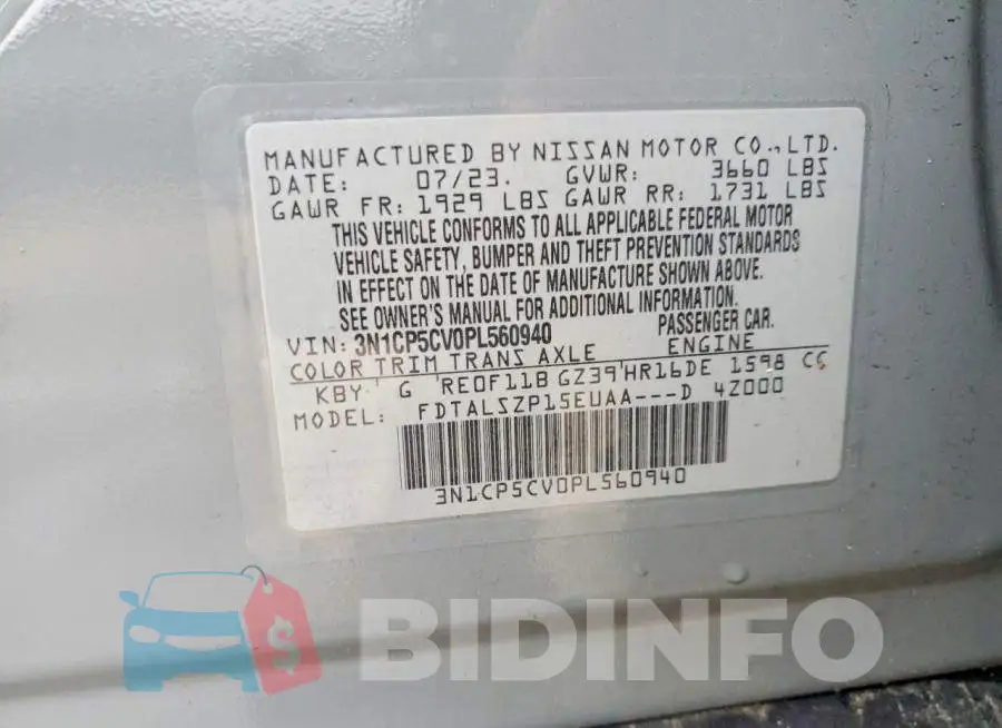 3N1CP5CV0PL560940 Photo# 12