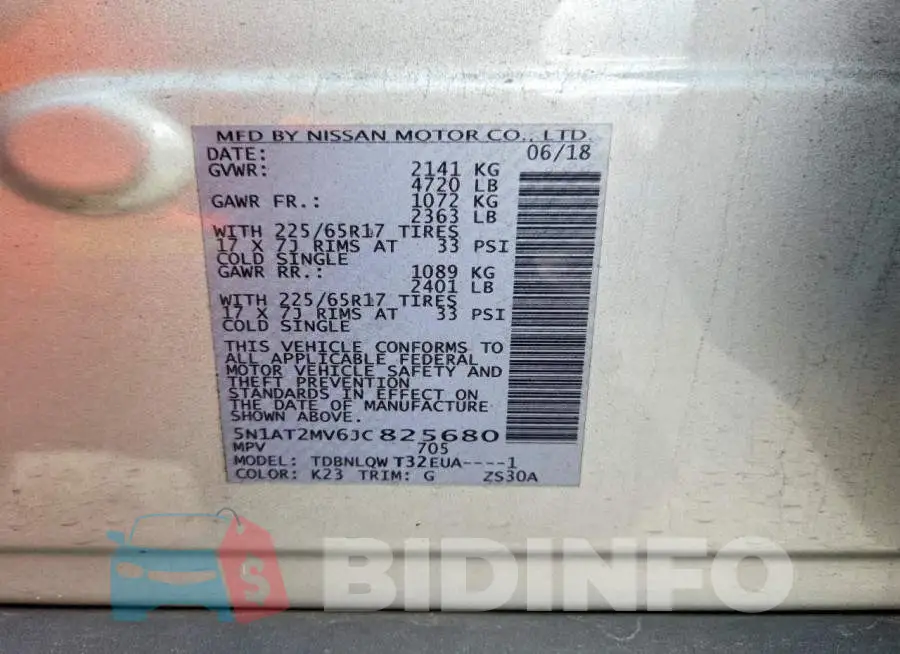 5N1AT2MV6JC825680 Photo# 13