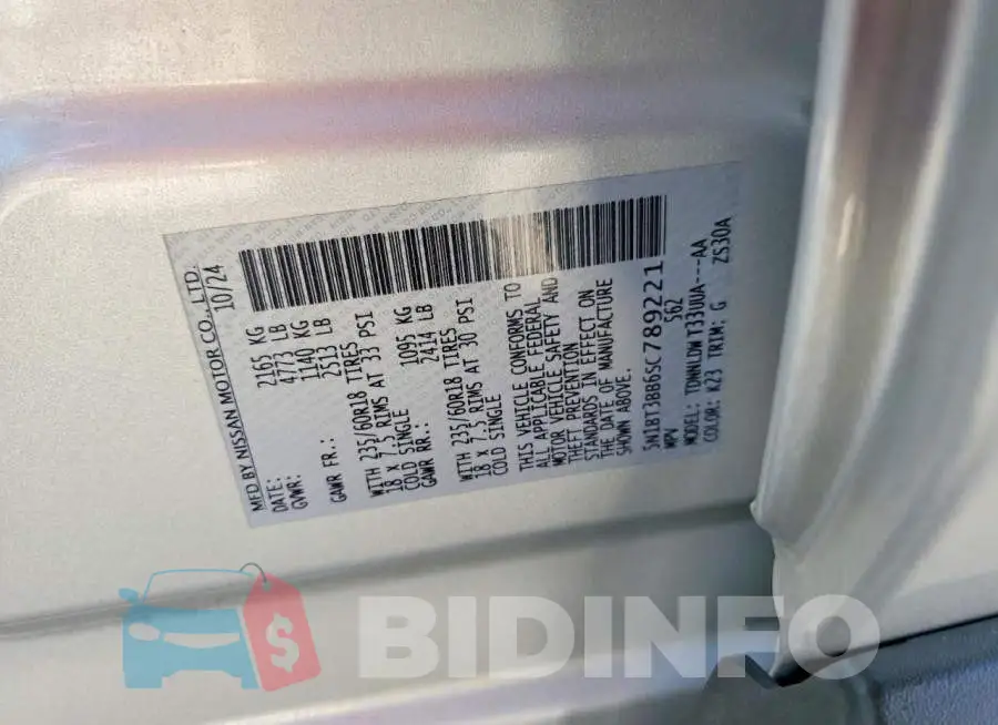 5N1BT3BB6SC789221 Photo# 13
