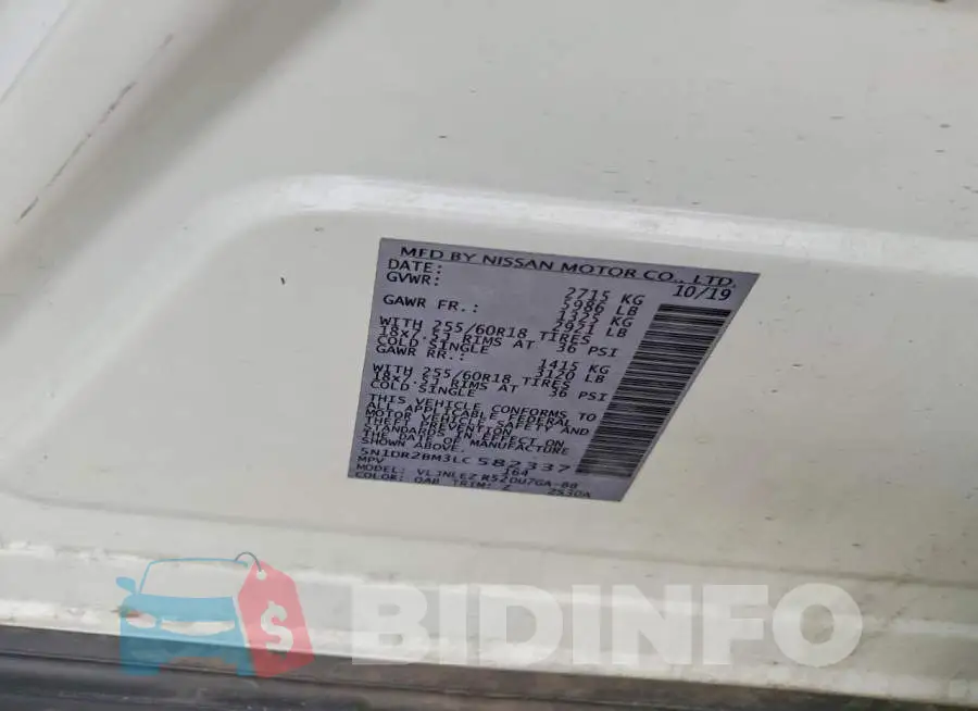 5N1DR2BM3LC582337 Photo# 14