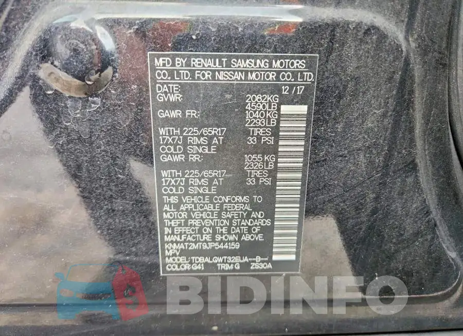 KNMAT2MT9JP544159 Photo# 13