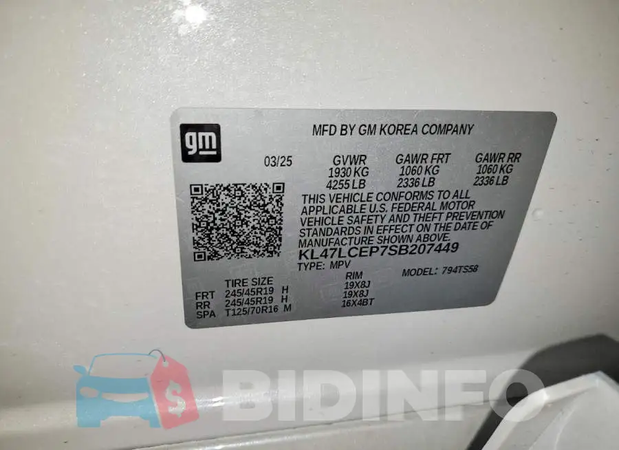 KL47LCEP7SB207449 Photo# 14