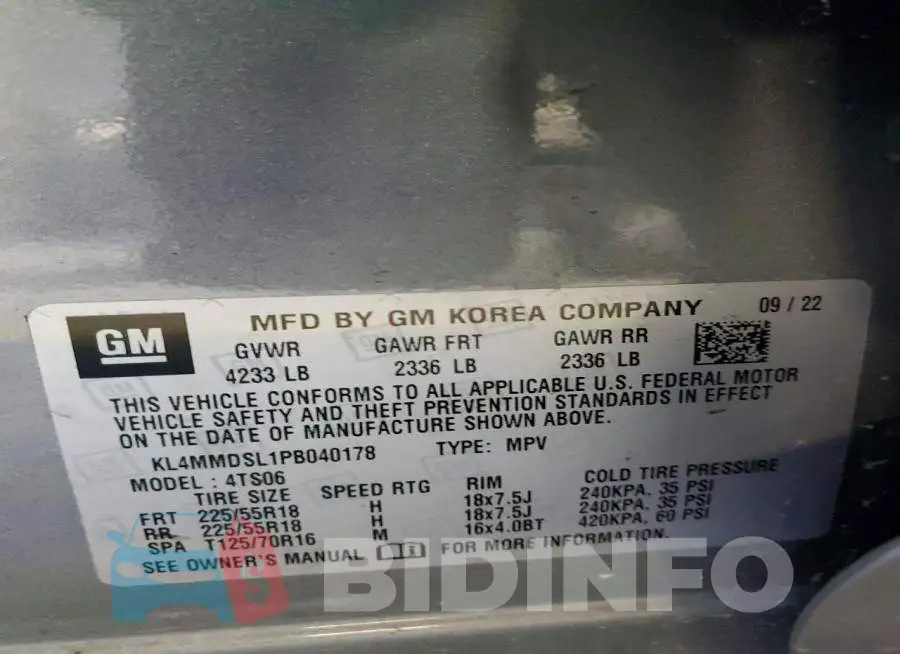 KL4MMDSL1PB040178 Photo# 12