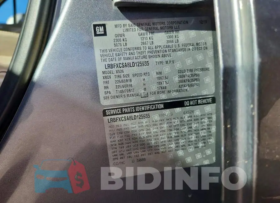 LRBFXCSA8LD125935 Photo# 14