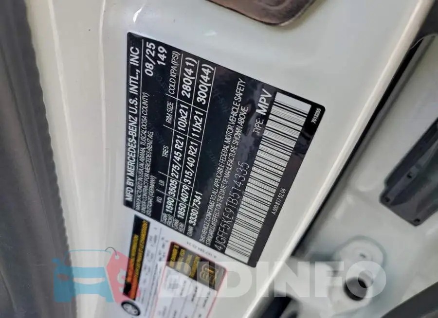 4JGFF5KE9TB514335 Photo# 7