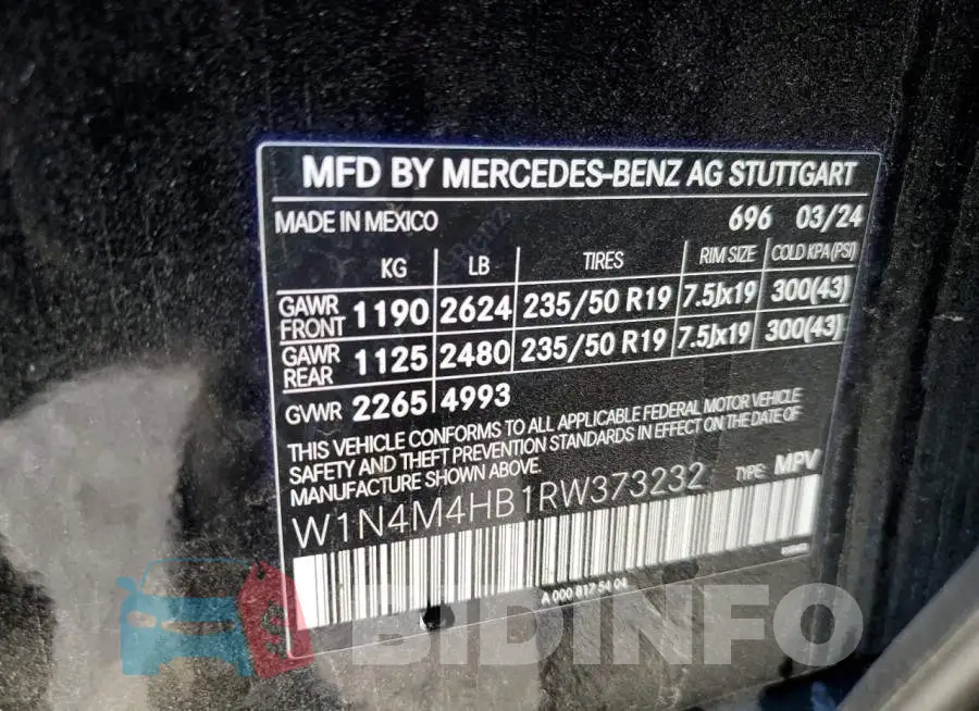 W1N4M4HB1RW373232 Photo# 13