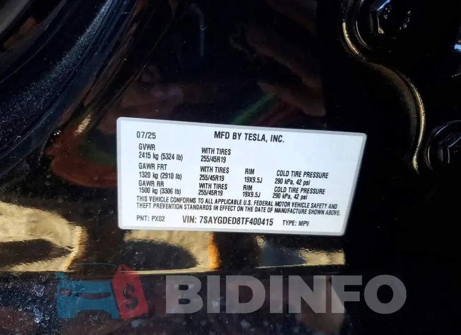 7SAYGDED8TF400415 Photo# 13