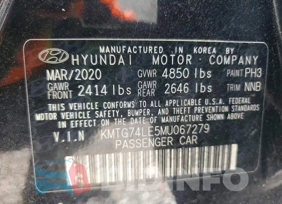 KMTG74LE5MU067279 Photo# 12