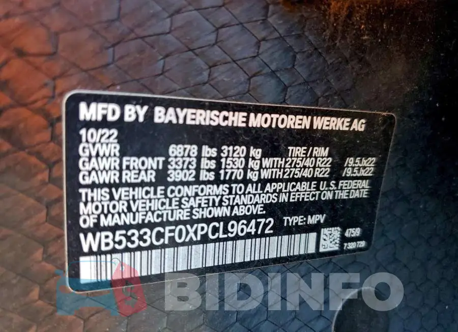WB533CF0XPCL96472 Photo# 13