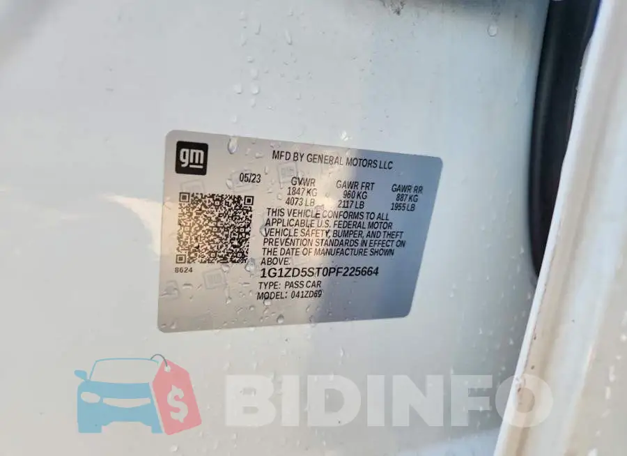 1G1ZD5ST0PF225664 Photo# 13