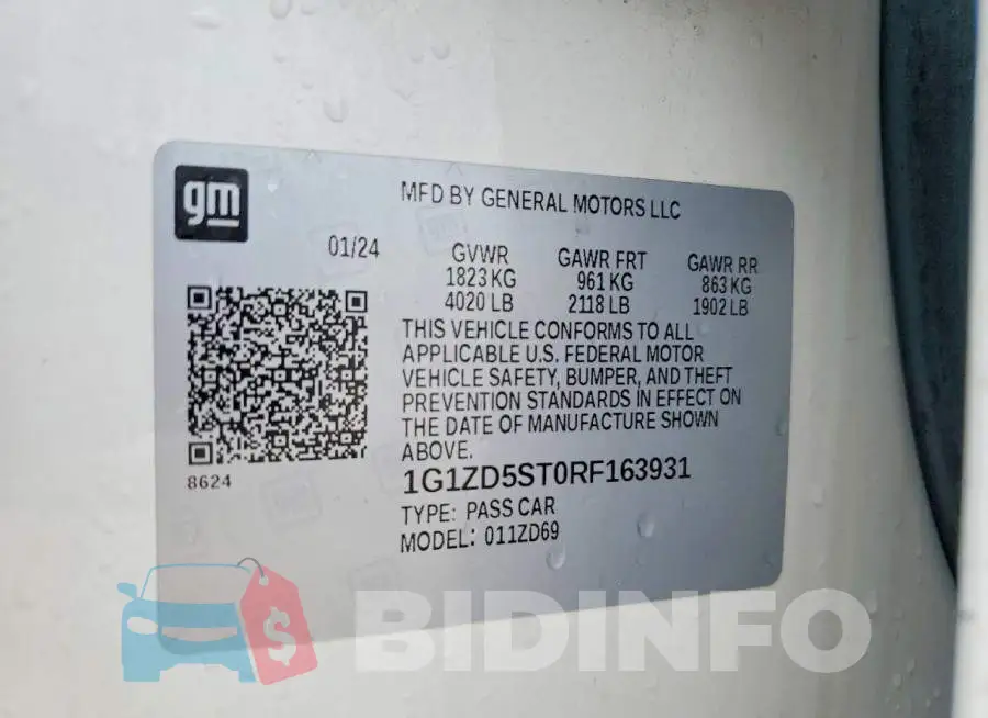 1G1ZD5ST0RF163931 Photo# 12