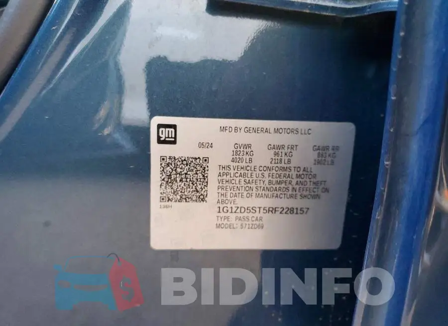 1G1ZD5ST5RF228157 Photo# 12