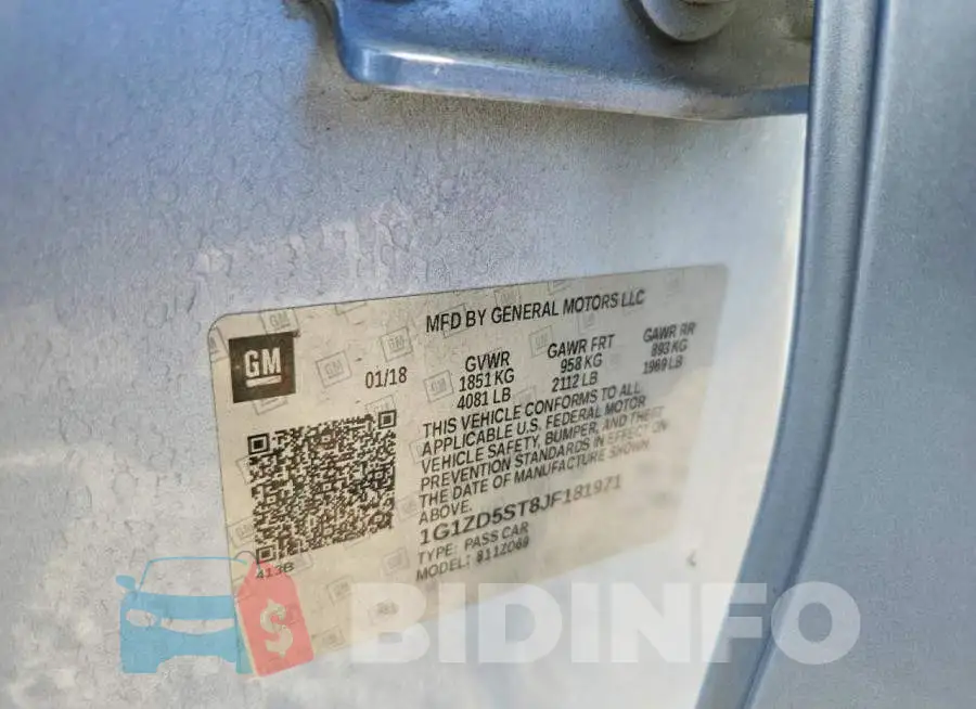 1G1ZD5ST8JF181971 Photo# 12