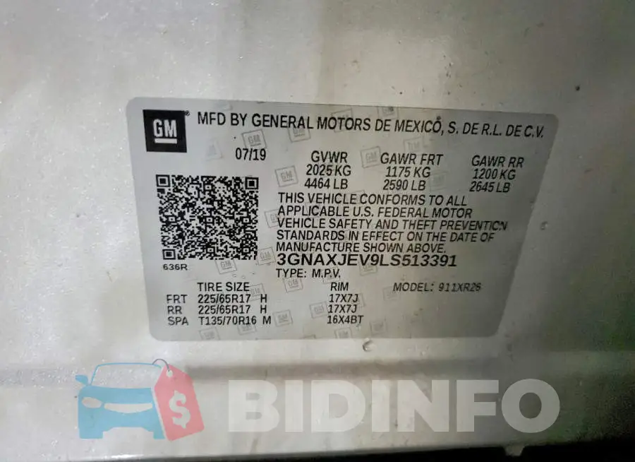 3GNAXJEV9LS513391 Photo# 13