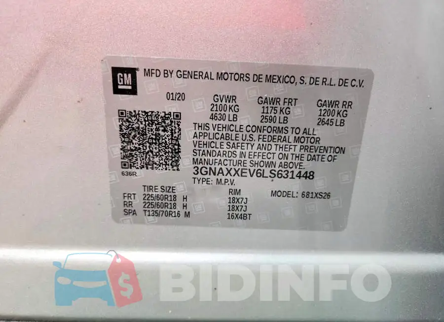 3GNAXXEV6LS631448 Photo# 13
