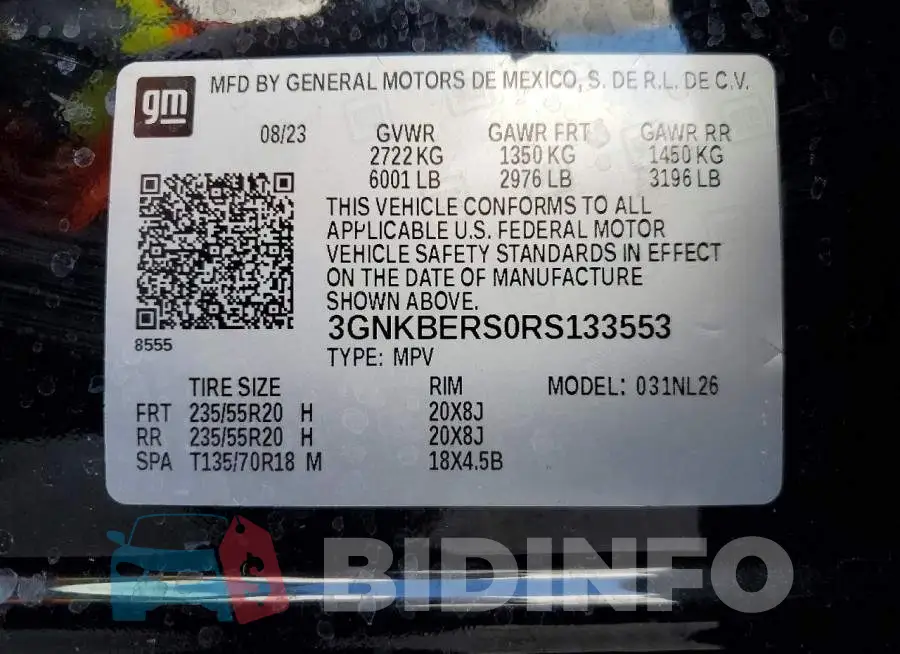 3GNKBERS0RS133553 Photo# 13