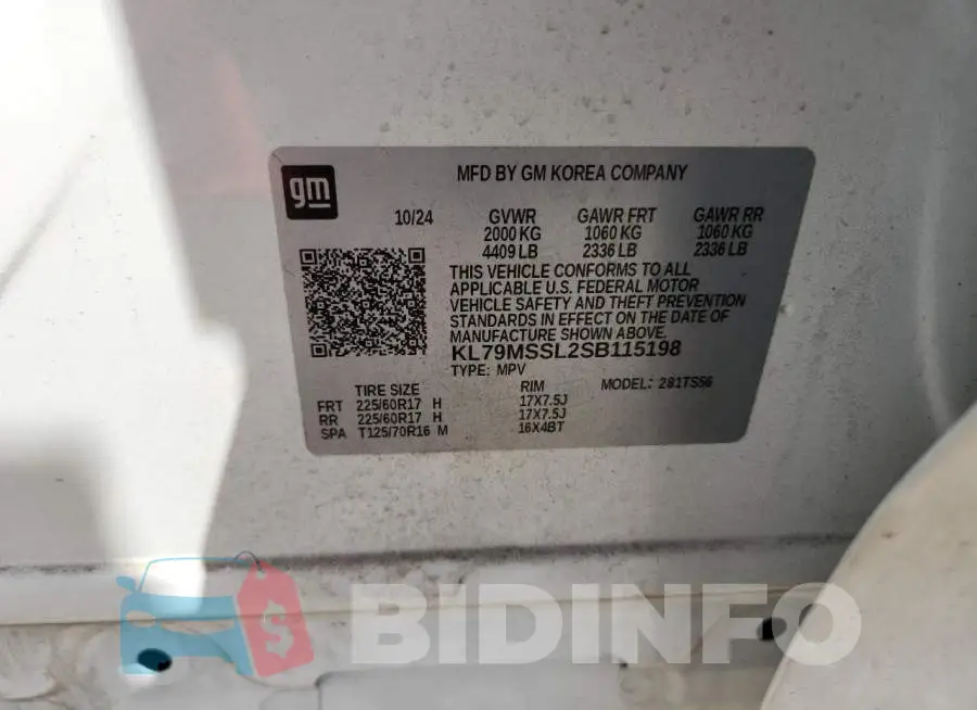 KL79MSSL2SB115198 Photo# 13