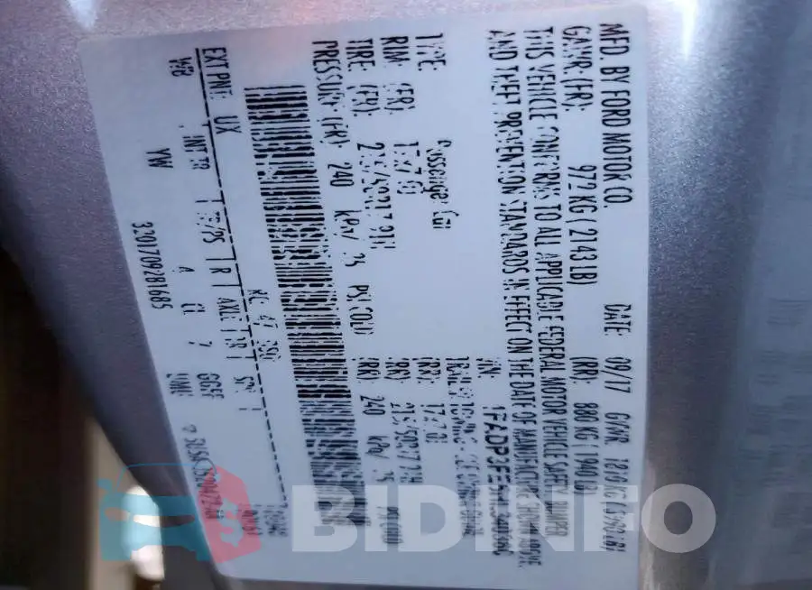 1FADP3FE5HL340360 Photo# 12