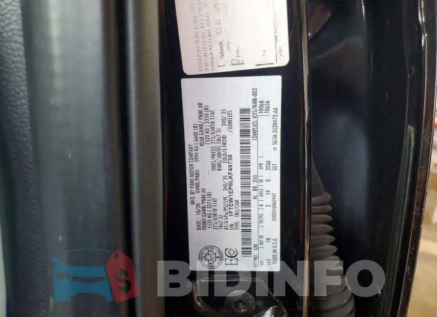 1FTEW1EP6LKF49730 Photo# 13