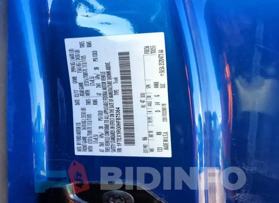1FTEX1RG0HFB75364 Photo# 12