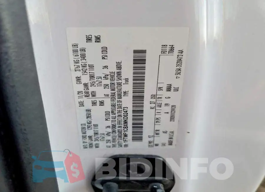 1FTMF1CBXMKD02473 Photo# 12