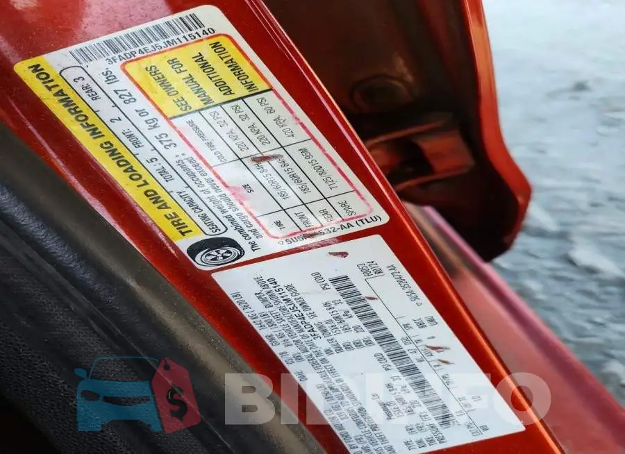 3FADP4EJ5JM115140 Photo# 12