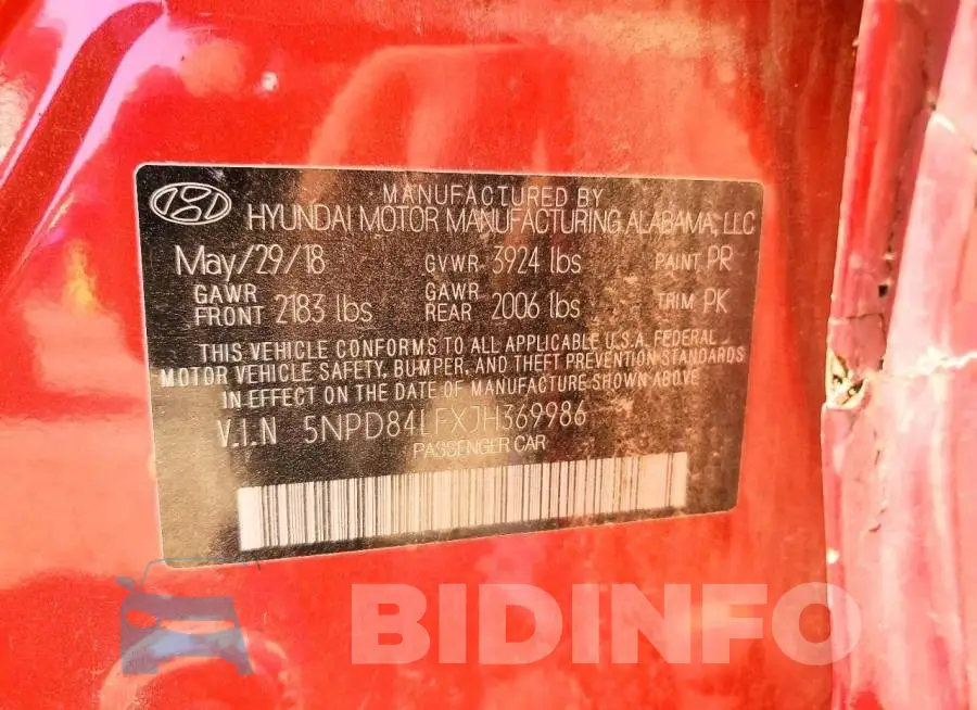 5NPD84LFXJH369986 Photo# 12