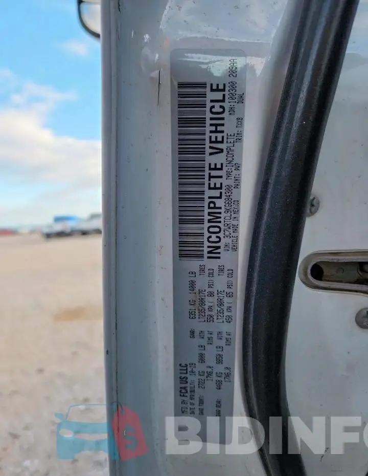 3C7WRTCL9KG684300 Photo# 12