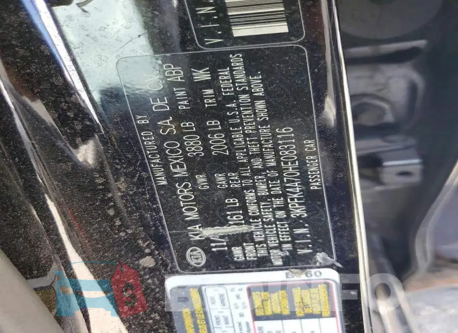 3KPFK4A70HE083116 Photo# 12