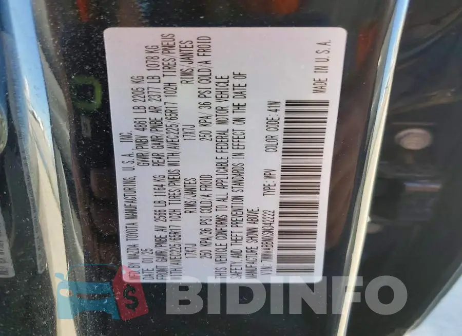 7MMVABBMXSN342222 Photo# 14