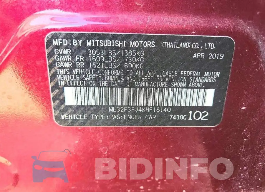 ML32F3FJ4KHF16140 Photo# 12