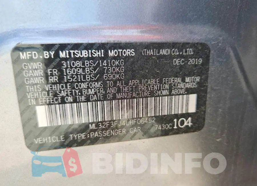 ML32F3FJ4LHF06452 Photo# 13