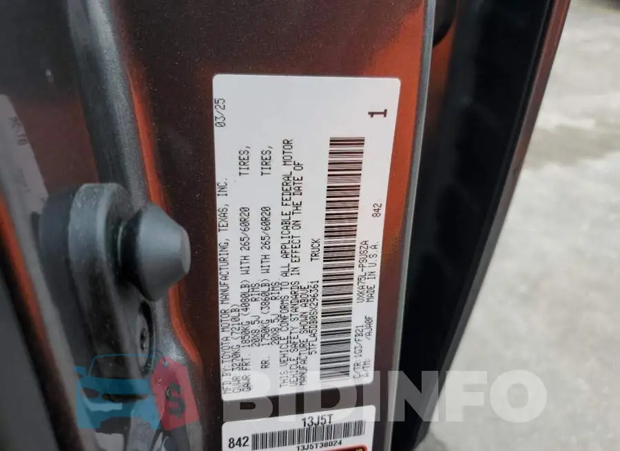 5TFLA5DB0SX296361 Photo# 12