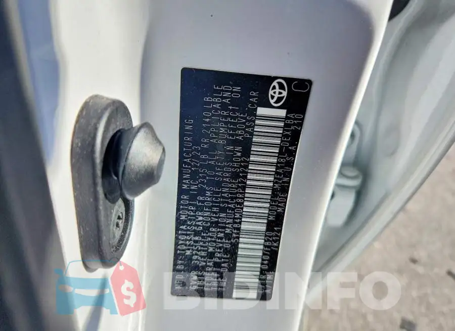 5YFB4MDE8RP121212 Photo# 12