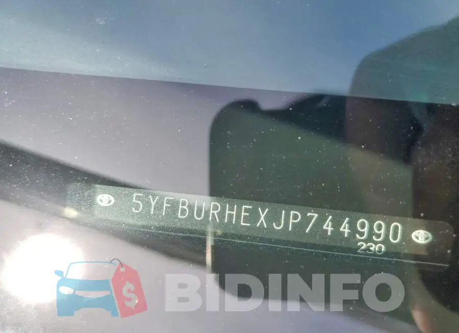 5YFBURHEXJP744990 Photo# 13