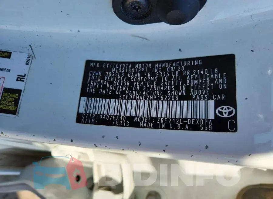 5YFDPMAE2MP162206 Photo# 12