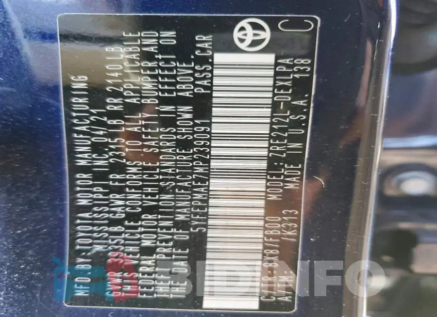 5YFEPMAE7MP239091 Photo# 12