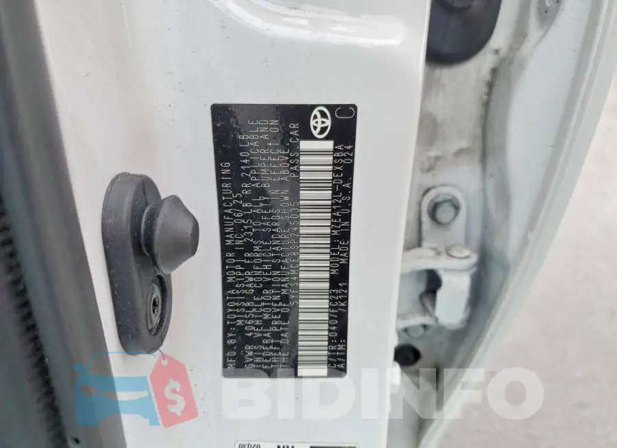 5YFS4MCE8SP245035 Photo# 12