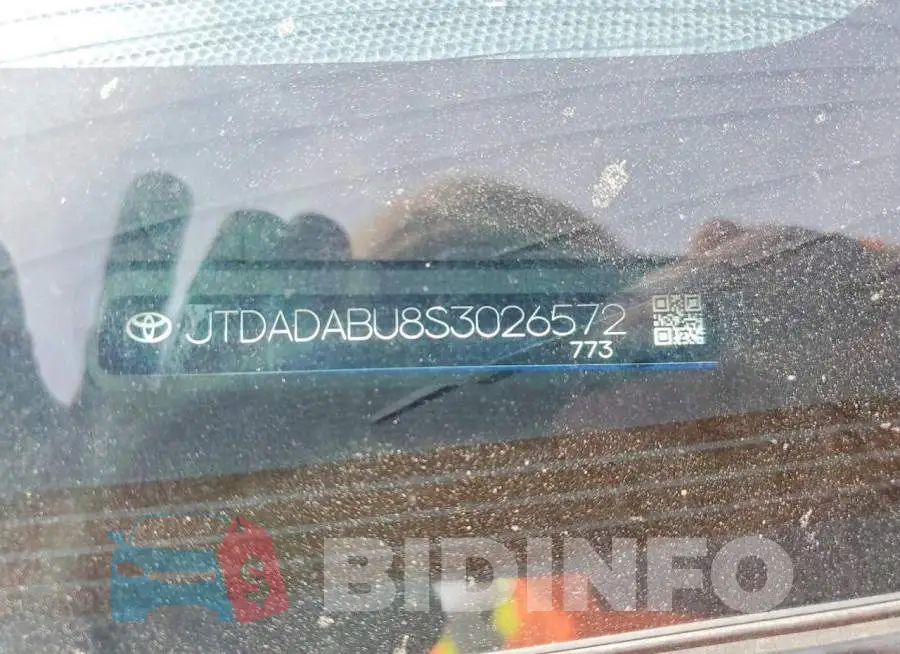 JTDADABU8S3026572 Photo# 12