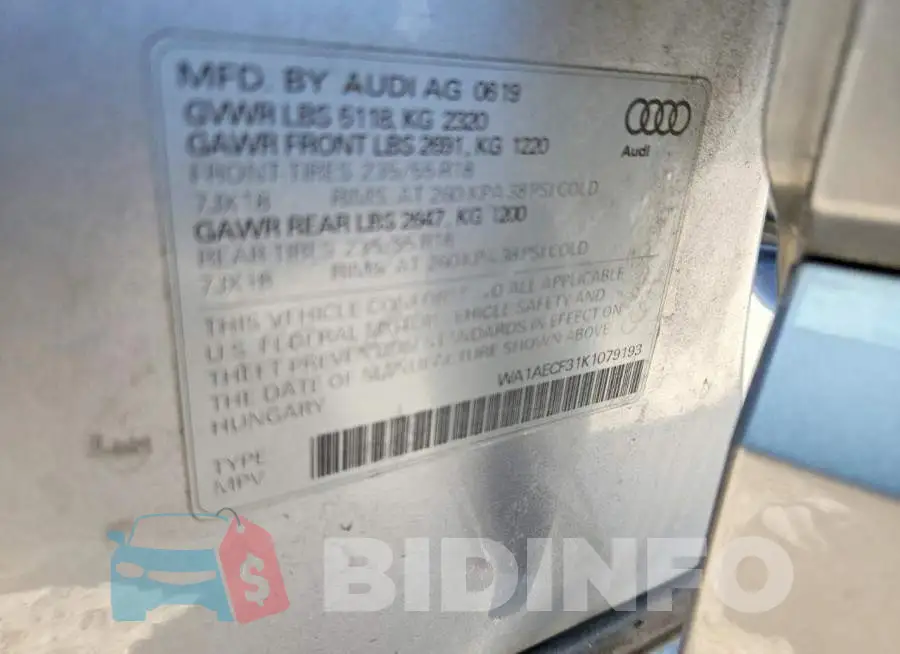 WA1AECF31K1079193 Photo# 14