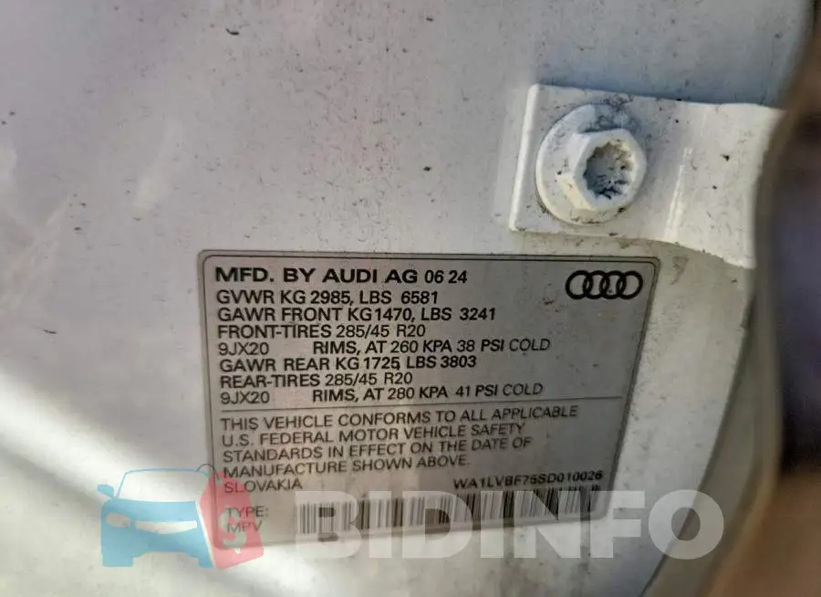 WA1LVBF75SD010026 Photo# 13