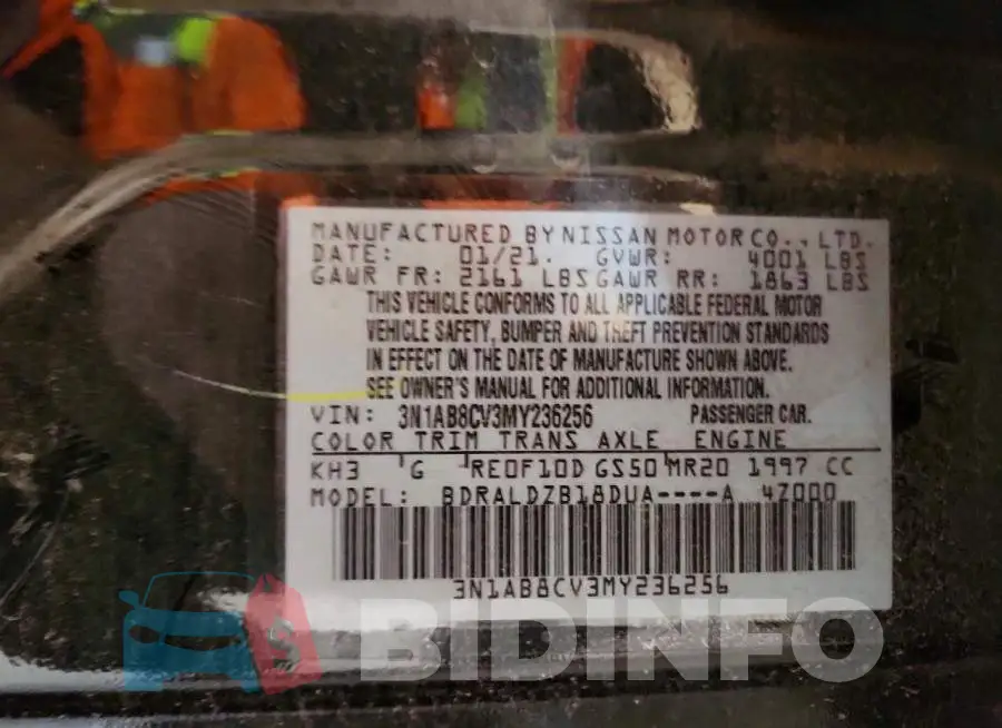 3N1AB8CV3MY236256 Photo# 12
