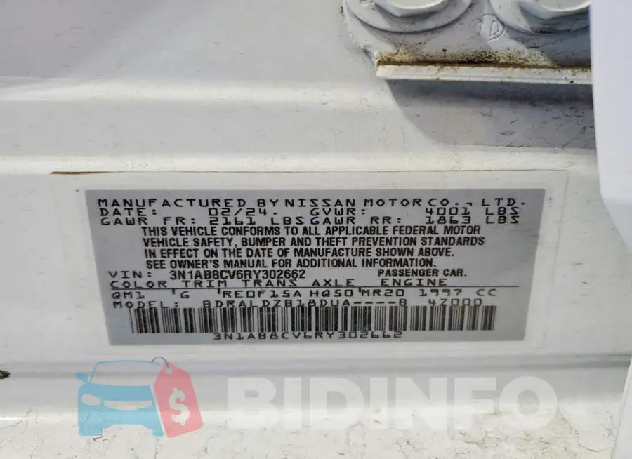 3N1AB8CV6RY302662 Photo# 13