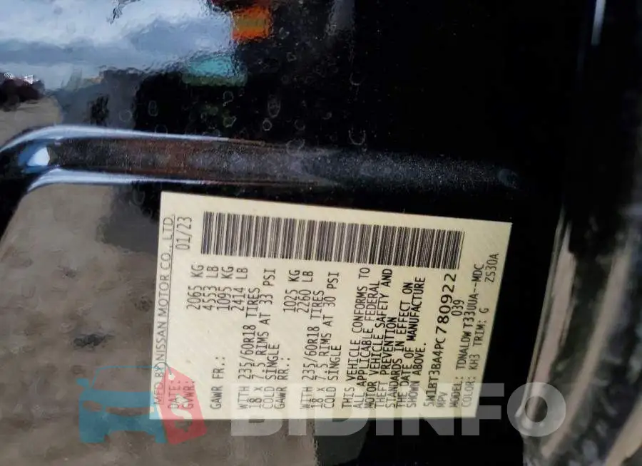 5N1BT3BA4PC780922 Photo# 13