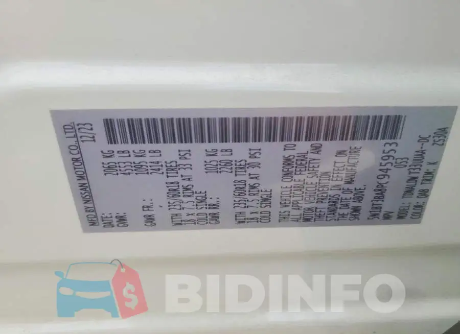 5N1BT3BA8PC945953 Photo# 13