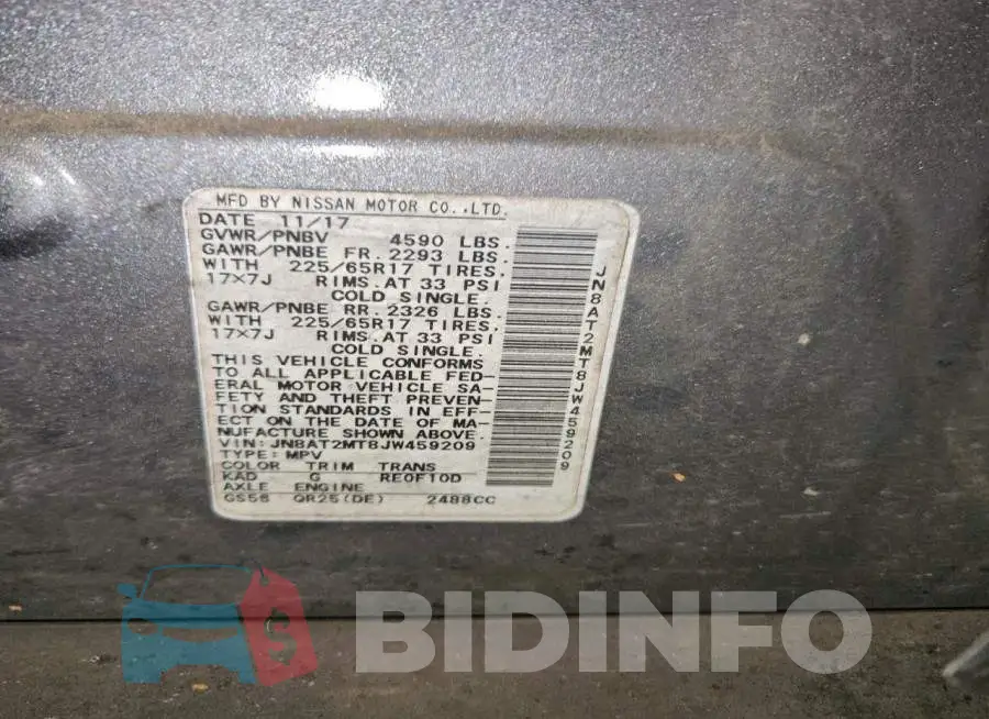 JN8AT2MT8JW459209 Photo# 14