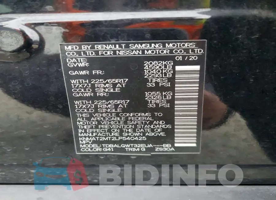KNMAT2MT2LP540425 Photo# 14