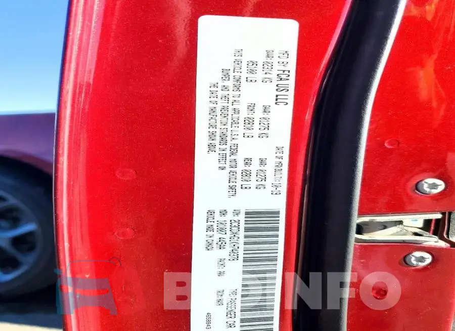 2C3CDXHG1KH740378 Photo# 12