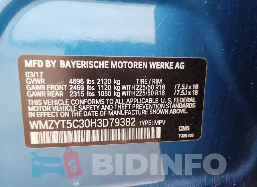 WMZYT5C30H3D79382 Photo# 12